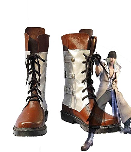 Final Fantasy XIII FF13 Snow Villiers Cosplay Shoes Boots Custom Made