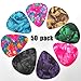 WOGOD Guitar Pick Guitar plectrums Stylish Colorful Celluloid (0.46mm-50)