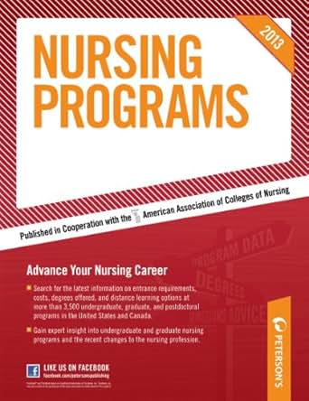 Amazon Com Nursing Programs 2013 Peterson S Nursing