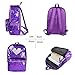 WOYYHO Sequin Backpack for Girls Glitter School Backpack Kids Kindergarten Elementary Bookbag Holiday Gift for Girls