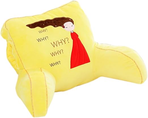 Amazon Com Mlotus Cute Girls Yellow Backrest Pillow Kids Plush