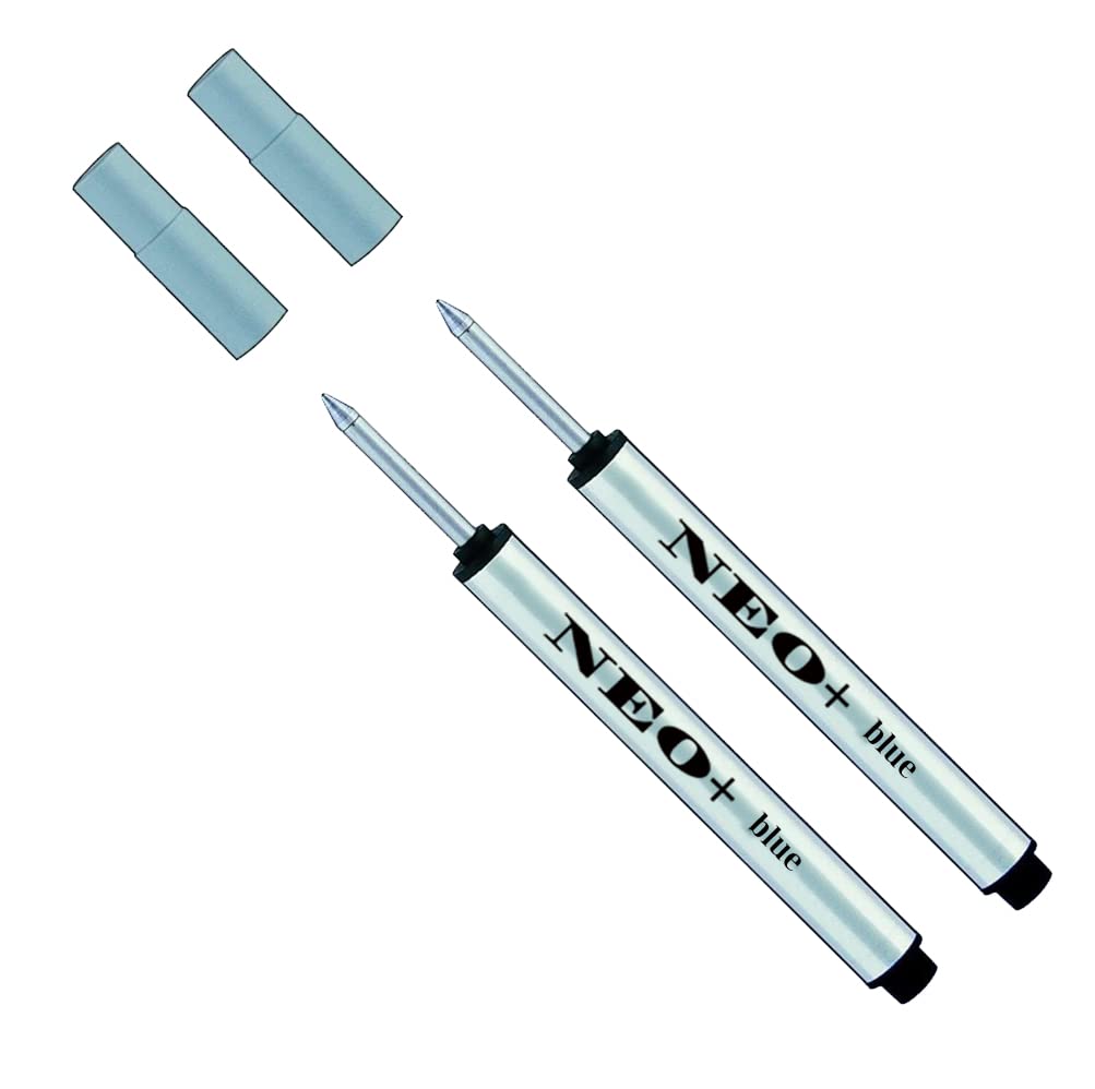 NEO+ Rollerball MINI Pen Refills - Set of 2 in Blue Ink