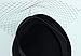 Sheliky Pillbox Hat Fascinator Beret Wool Cocktail Wedding Tea Party Derby Hat for Women (Black)