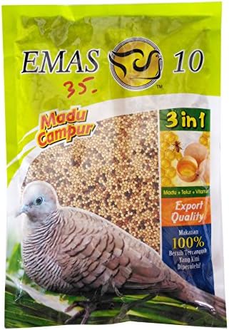 Emas10 Bird Food 3-in-1 Madu Campur 300 g.
