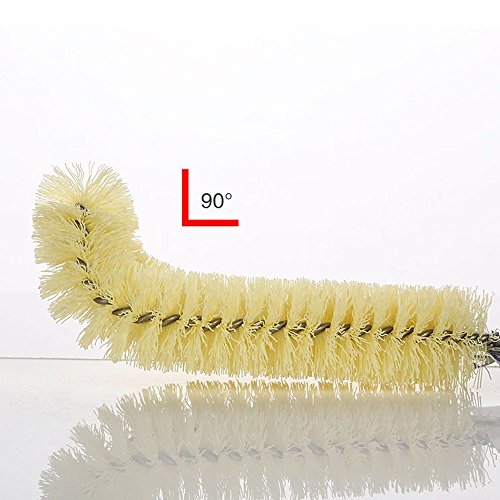 Long Water Bottle Cleaning Brush - Bendable Bristles Design,With Hook and Comfort Handle,Bottle Washing Brush for Baby Milk Bottle,Vase,Decanter,Glass Jugs,juicers,Cleaner Brushes - Thumbnail 3