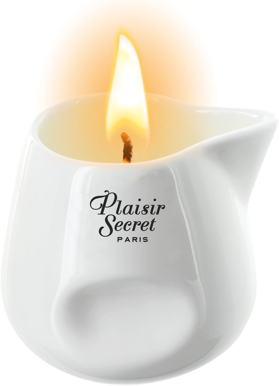 Plaisir Secret Massage Candle Red Wood, 80 ml, White,red - Image 3
