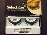 Select Lash - The Choice of Professionals - 1 Pair of Black False Eye Lashes (S1)