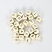 Bingcute 300pcs Mixed Wooden Letter/Alphabet Beads Letter