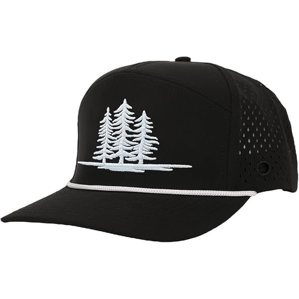 White 7 Panel | Performance Snapback Hat - 10 10 Hats