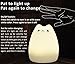 MICCKE LED Night Light - Eco-Friendly Silicone Material - Non-Toxic - Pollution-Free - 7-Colors Switching - Adorable Animals' Appearance - USB Charging - Best nightlight for Babies and Children.