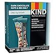 KIND Bars, Dark Chocolate Nuts & Sea Salt, Gluten Free, 1.4 Ounce Bars, 12 Count