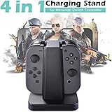 ARCHE Joy-Con Dock Charging for Nintendo Switch LED Indication, Joy Con 4 in 1 Stand Charger
