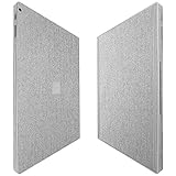 Skinomi Brushed Aluminum Full Body Skin Compatible with Microsoft Surface Book 2 15 inch (Full Coverage) TechSkin with Anti-Bubble Clear Film Screen Protector