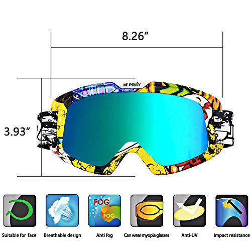 1 Motorcycle+Goggles+Motocross+Protection+Shatterproof