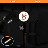 Ezilif BBQ Cover 147x61x117cm Waterproof UV Heavy Duty Reflective Strips view 6