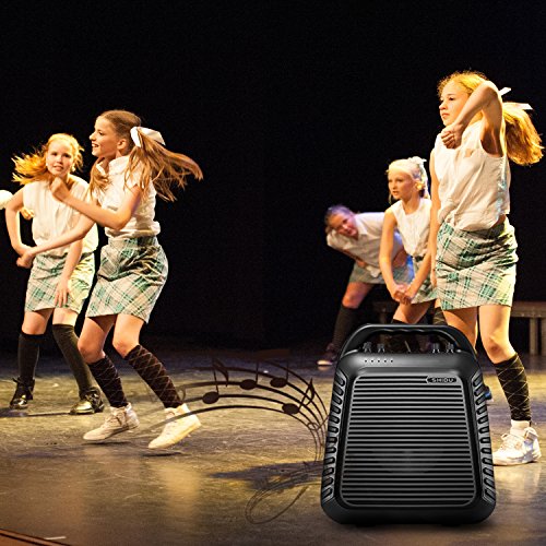 Portable PA System Wireless Microphone SD-90A 60W Bluetooth Karaoke PA Speaker Rechargeable Loud Speaker for Classroom, Party, Outdoors Or Stage Performance