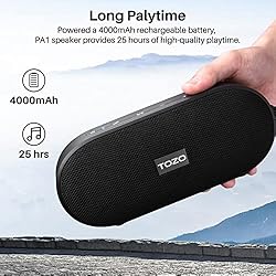 TOZO PA1 Bluetooth Speakers with 20W Stereo