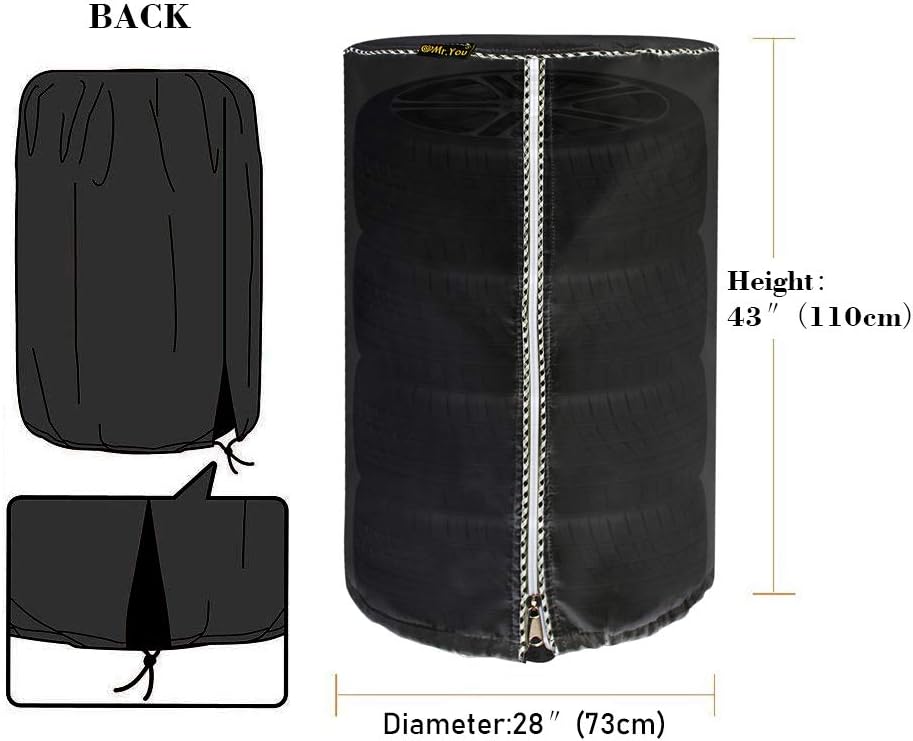 Mr Tire Storage Covers&Tyre Storage Bag Large TireHide Seasonal Tire