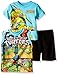 Teenage Mutant Ninja Turtles Little Boys' Toddler 3pc Top and Short Set, Blue, 2T