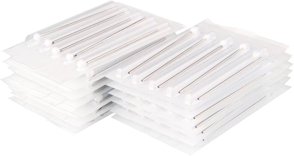 Weimob 10pcs 16G Gauge Sterilized Surgical Steel Assorted Piercing Needles For Body Ear Navel Eyebrow Nipple Piercing
