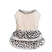 Howstar Pet Dress, Puppy Elegant Lovely Clothes Outfit Party Floral Lace Skirt Soft Warm Sweater