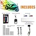 16Pcs Motorcycle LED Lights, HRDJ Strips Kit Multi-Color Accent Glow Neon Lights Lamp Flexible with Remote Controller for Harley Davidson Honda Kawasaki Suzuki Ducati Polaris KTM BMW