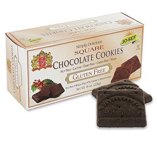 Jo-sef’s ™ Simply Delicious Vegan Gluten-Free, Dairy-Free, Nut-Free and Soy-Free, Dairy Free, Egg Free ,Trans Fat Free Preservative Free Kosher chocolate Cookies 8 Oz CSA Certified