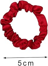 Kuou 12 Pcs Satin Hair Scrunchies Skinny Elastic Hair Ties Soft Silk view 3