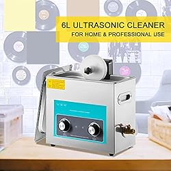 VEVOR Ultrasonic Vinyl Record Cleaner 6L 40kHz
