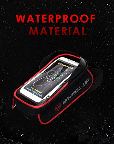 image for WATERFLY Bike Bag, Frame Bike Bag with Waterproof Touch Screen Bicycle