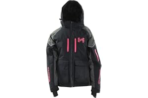 ICEARMOR by Clam Women's Rise Float Parka (Black/Charcoal/Fuchsia)