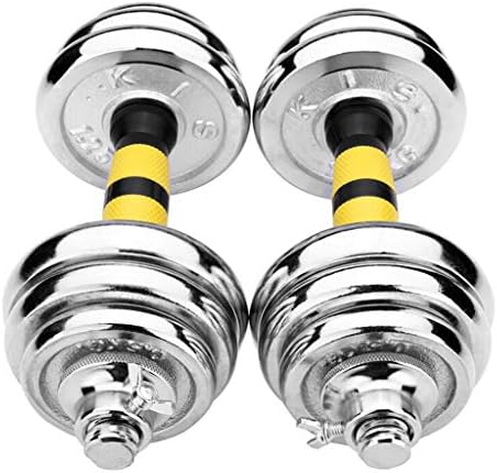 Electroplating Dumbbell Men's Barbell Set Combination Home Exercise Fitness Equipment A Pair of +30 cm Connecting Rod