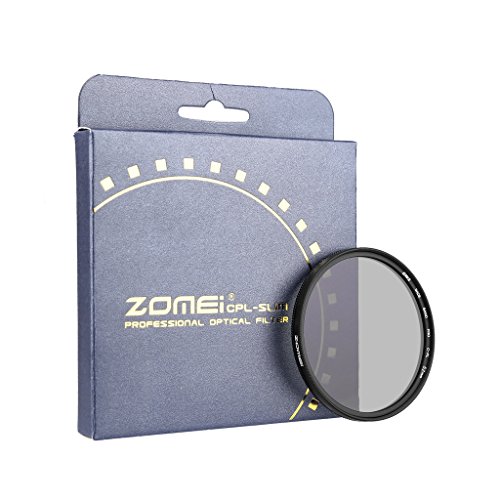 ZOMEi Ultra Slim AGC Optical Glass PRO CPL Circular Polarizing Polarizer Lens Filter - 52mm