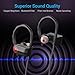 TURATA Bluetooth Earbuds Bluetooth Headset Wireless Noise Cancelling Headphones in Ear Sweatproof V4.1 Earphones for Sport (Black)