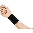 Zittop Forearm Tattoo Cover Up Wrist Brace Compression Sleeve Carpal Tunnel (1 pcs) (M, Black)