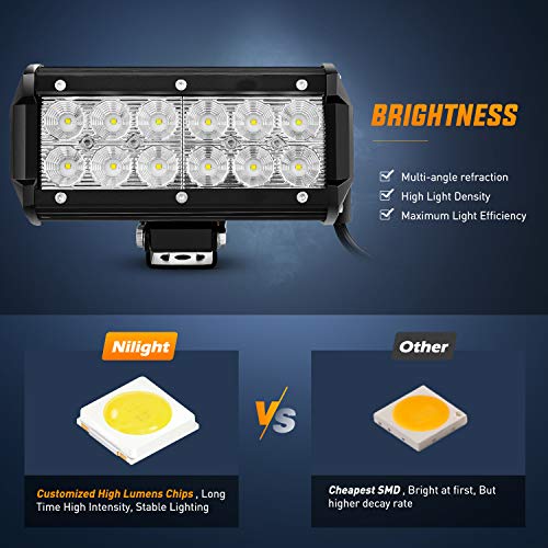 2 Nilight+6+5Inch+Lights+Driving+Warranty