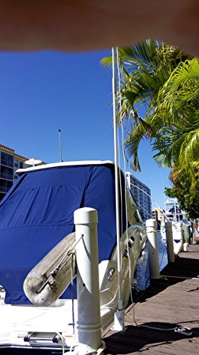 General-Marine-Products-Mooring-Whips-Swivels-to-a-vertical-position-locks-in-position-deck-mounted-structural-aluminum-14-poles-20000-lbs-sold-as-a-set-2-bases-2-poles-2-lines