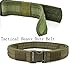 Tactical Heavy Duty Belt 1.5 Inch Combat Gear Utility Belt with Side Release Buckle Outdoor Sports and Hunting (Black)