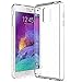 Note 4 Case, LK [Air Hybrid] Ultra Slim Shockproof [Crystal Clear] Back Protective Case + TPU Bumper Cover for Samsung Galaxy Note 4 (Clear)