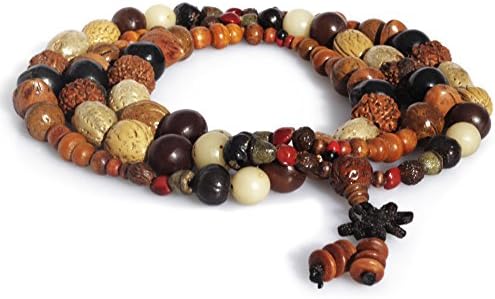 Tibetan Buddhist 108 Multi-Bodhi Seed Mala Beads