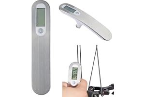 TOPARCHERY Bow Scale with Hook Clear LCD Display 110lb/50kg Hanging Handheld Scale Recurve Compound Bow Tune Scale Peak Weigh