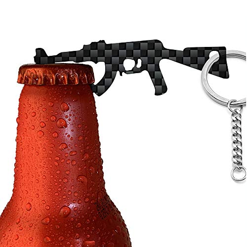 CRMPro Carbon Fiber Bottle Opener 2 Pack, Ultralight Keychain Bottle