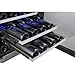 46 Bottle Dual Zone Built-In Wine Refrigerator