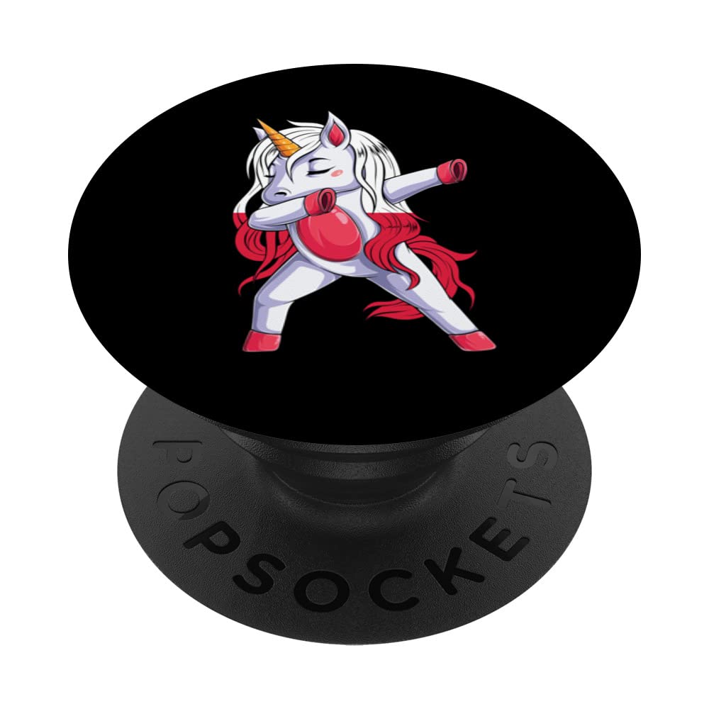 Poland Unicorn Poland polish PopSockets Swappable PopGrip
