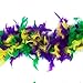 Funny Party Hats Feather Boa – Mardi Gras Boa – Marabou Diva Boa – Flapper Accessories – Purple Green & Gold Boa