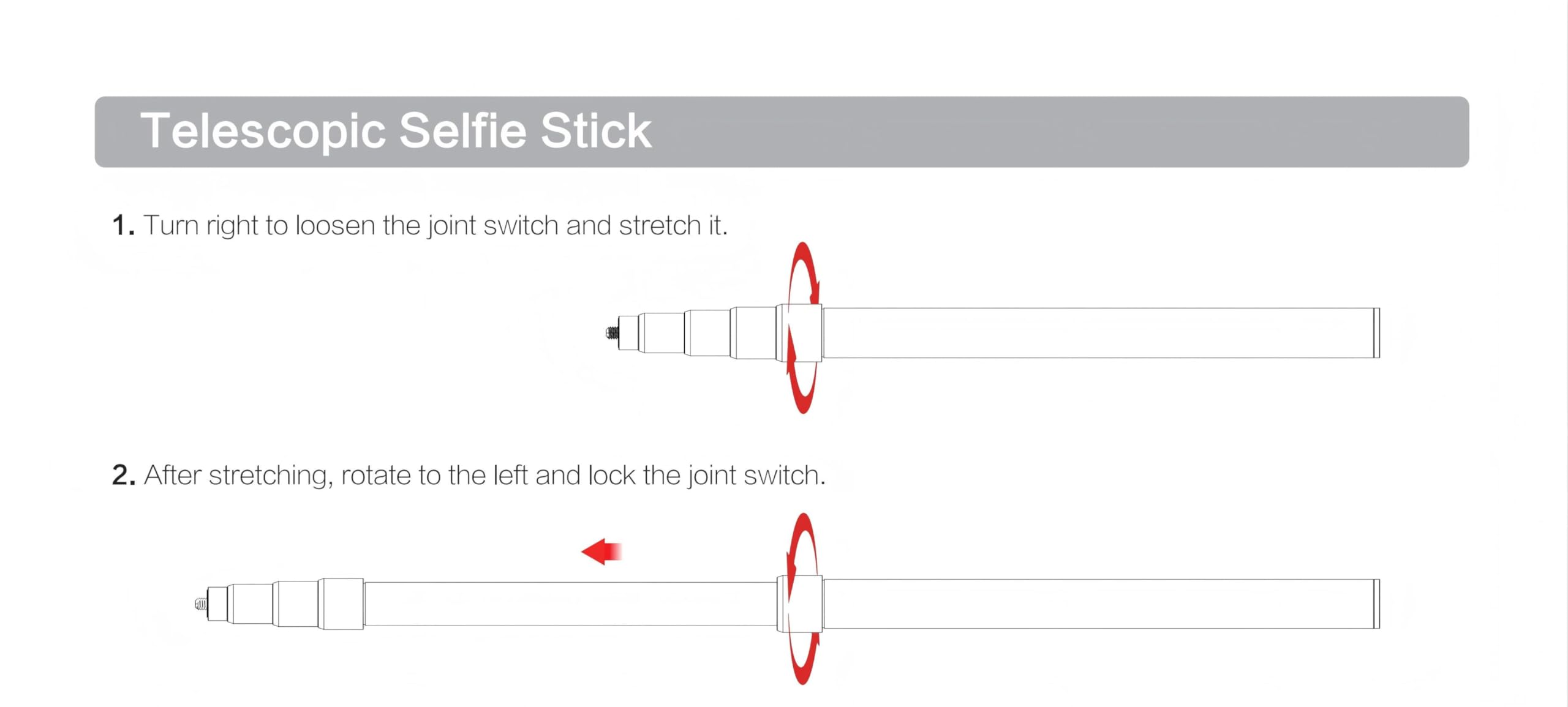 UNSTINCER Action Kamera Halterung für Gopro Insta360 DJI, mit Selfie Stick 7