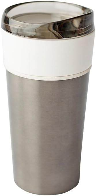 Ceramic Lined Stainless Steel Foam Insulated Fusion Tumbler, 15 oz (Gunmetal)