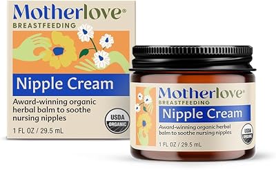 Motherlove Herbal Nipple Cream 1 oz Organic Soothing Cracked Sore Nursing Relief