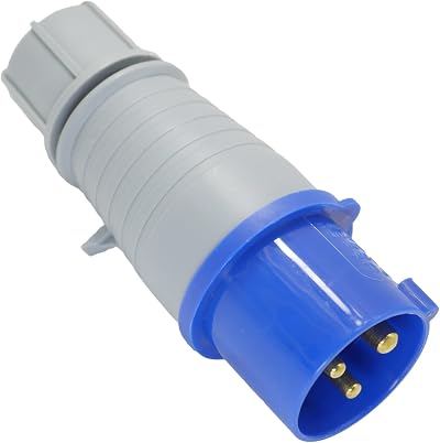 Casoter 16A 240V 3-Pin Weather Proof Industrial Plug ICE309-2 Dustproof
