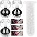 3 Pairs Vampire Fangs Teeth with Adhesive Halloween Party Cosplay Props Decoration White Horror False Teeth Props Party Favors Dress Up Accessories, 3 Sizes